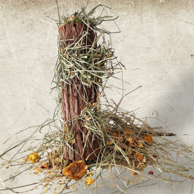 TRONCO RECHEADO COM FENO