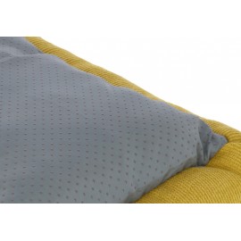 Cama para Animales Pequeños – Blanca y Amarilla (36x32x7 cm)