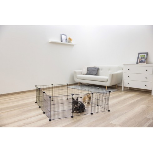 Parque Modular para Uso Interno e Externo – 12 Elementos de Rede (35x35 cm)