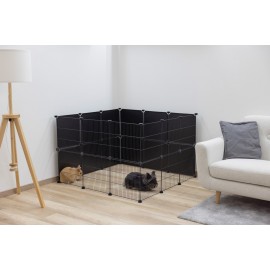 Parc Modulaire pour Intérieur et Extérieur – 12 Éléments en Grille (35x35 cm)