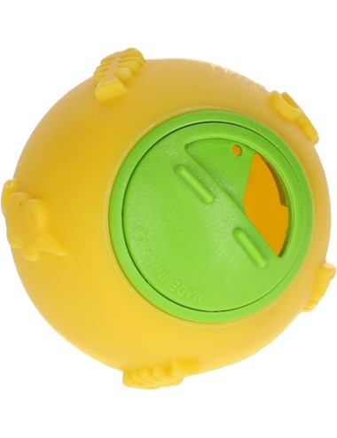 Pelota interactiva para snacks AMARILLA